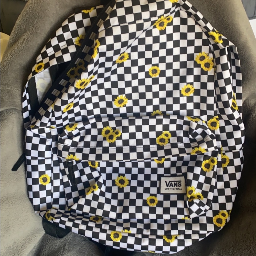 Vans checkered book bag